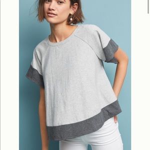 Anthropologie color-blocked Top